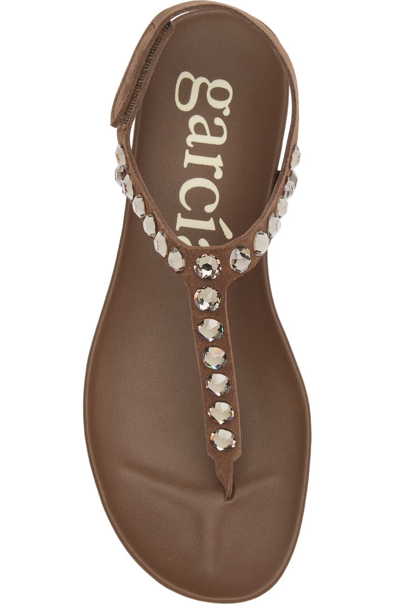 Pedro Garcia Judith Ankle Strap Sandal, Alternate, color, Chocolate Castoro-Greige