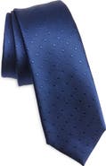TOM FORD Polka Dot Jacquard Mulberry Silk Tie