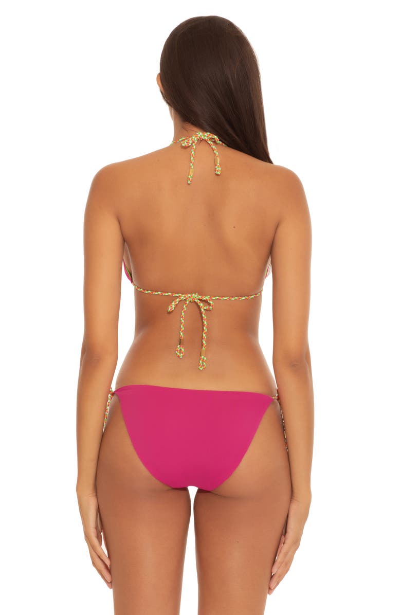 Becca Wrap Around Cheryl Reversible Bikini Top, Alternate, color, 