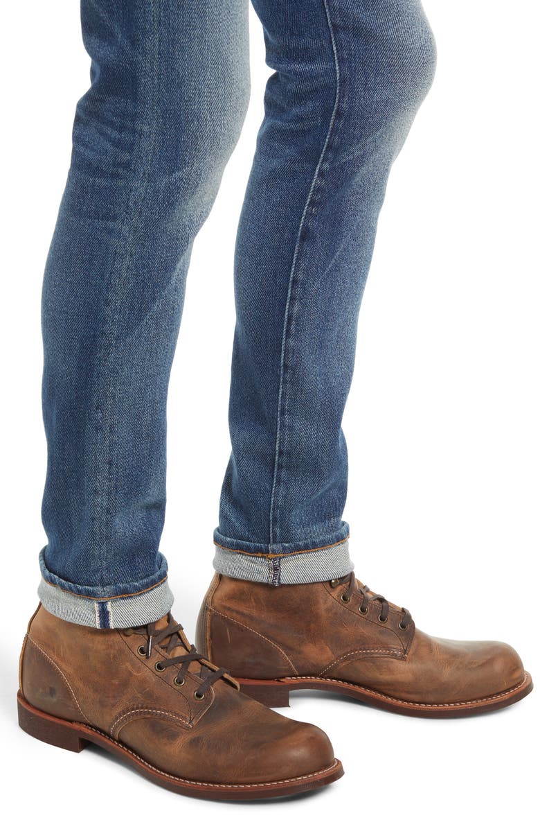 HIROSHI KATO The Pen Slim 11.5-Ounce Stretch Selvedge Jeans, Alternate, color,