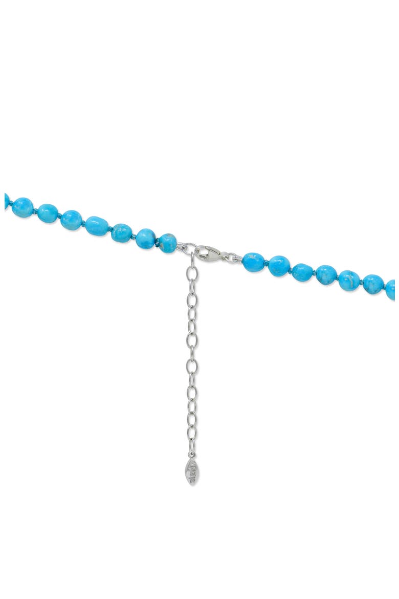 Boheme Sleeping Beauty Turquoise Beaded Necklace, Alternate, color, TURQUOISE/ SILVER