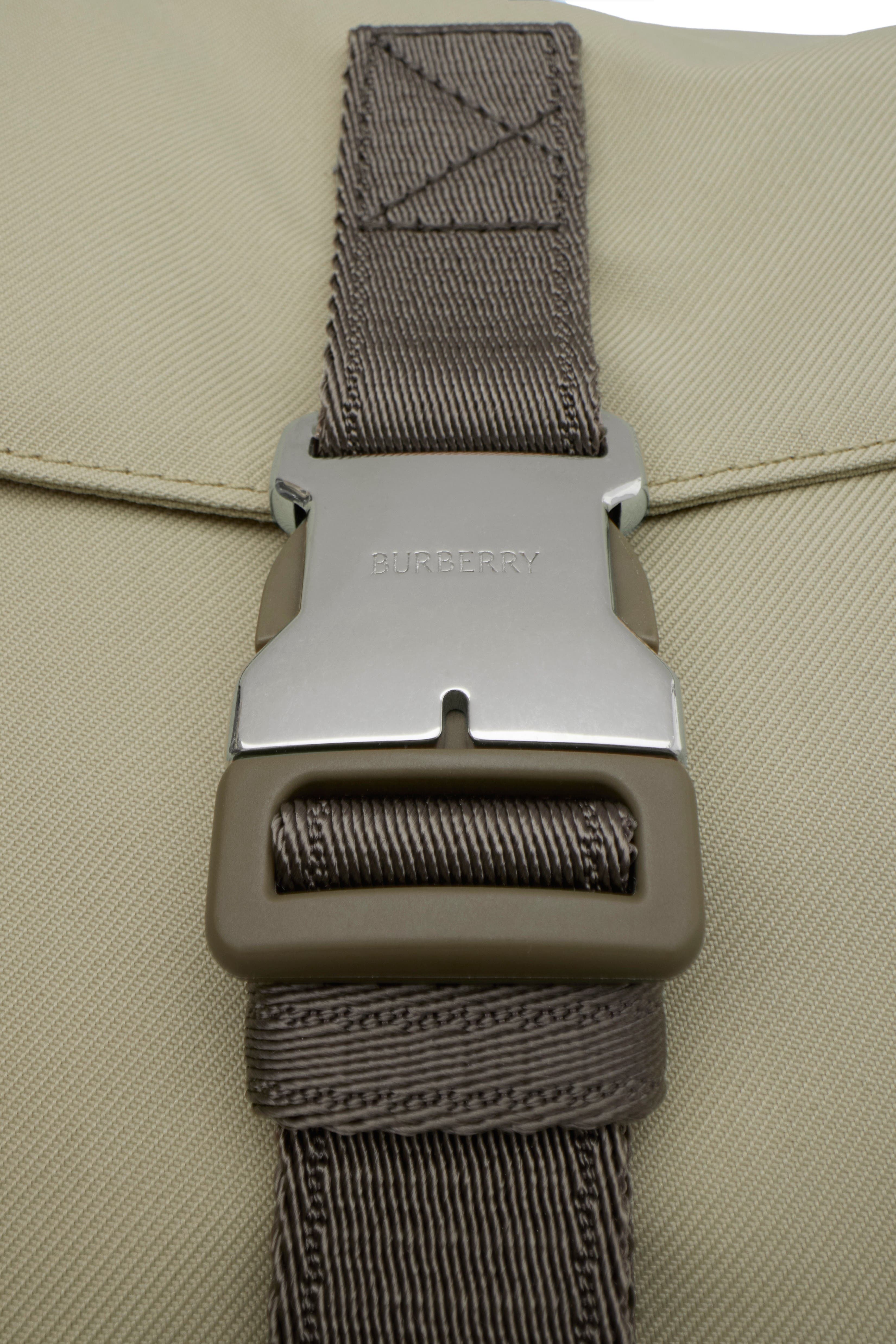 Burberry Orkney Flap Backpack, Alternate, color, Light Hunter