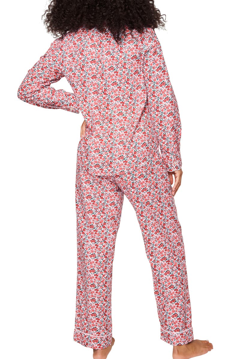 Petite Plume Fleurs des Bois Cotton Pajamas, Alternate, color, 