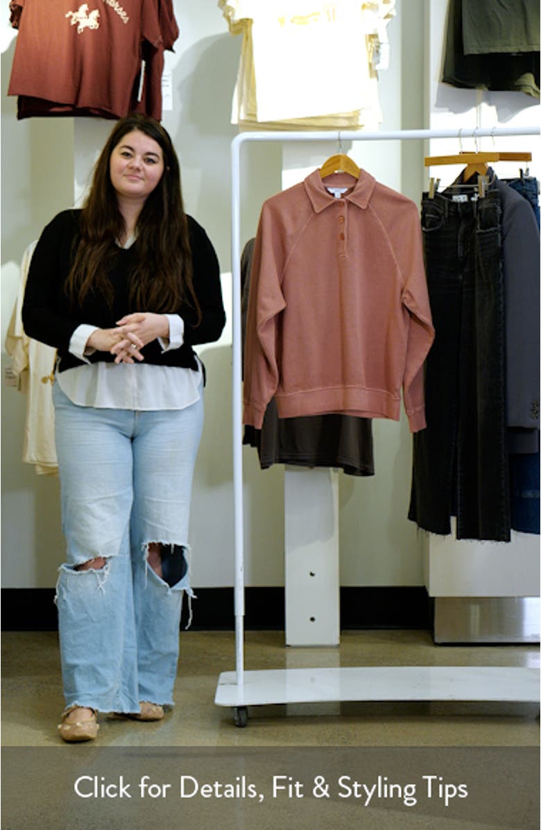 Cotton Polo Sweatshirt, sales video thumbnail