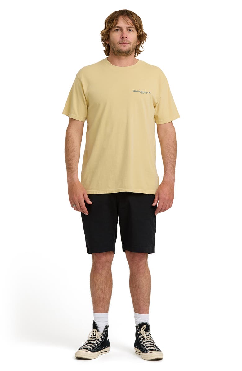 Billabong Suspects Premium Short Sleeve Graphic T-Shirt, Alternate, color, Golden Yellow