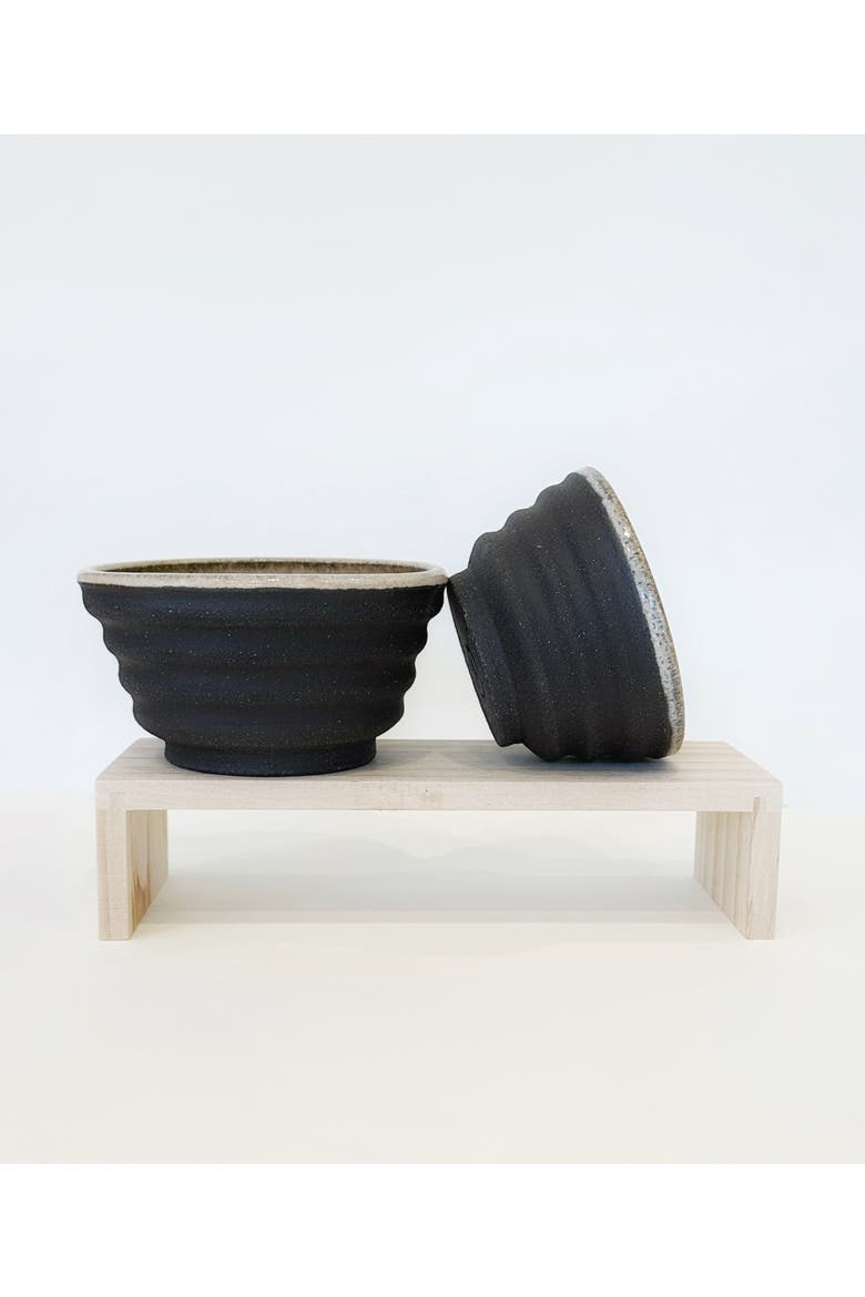 Cups/Bowls - Set of 2, Alternate, color, Chocolate