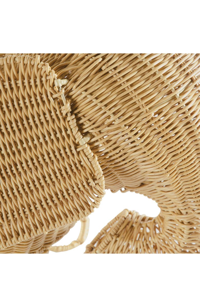 Kaplan Early Learning Company Elephant Washable Wicker Floor Basket, Alternate, color,