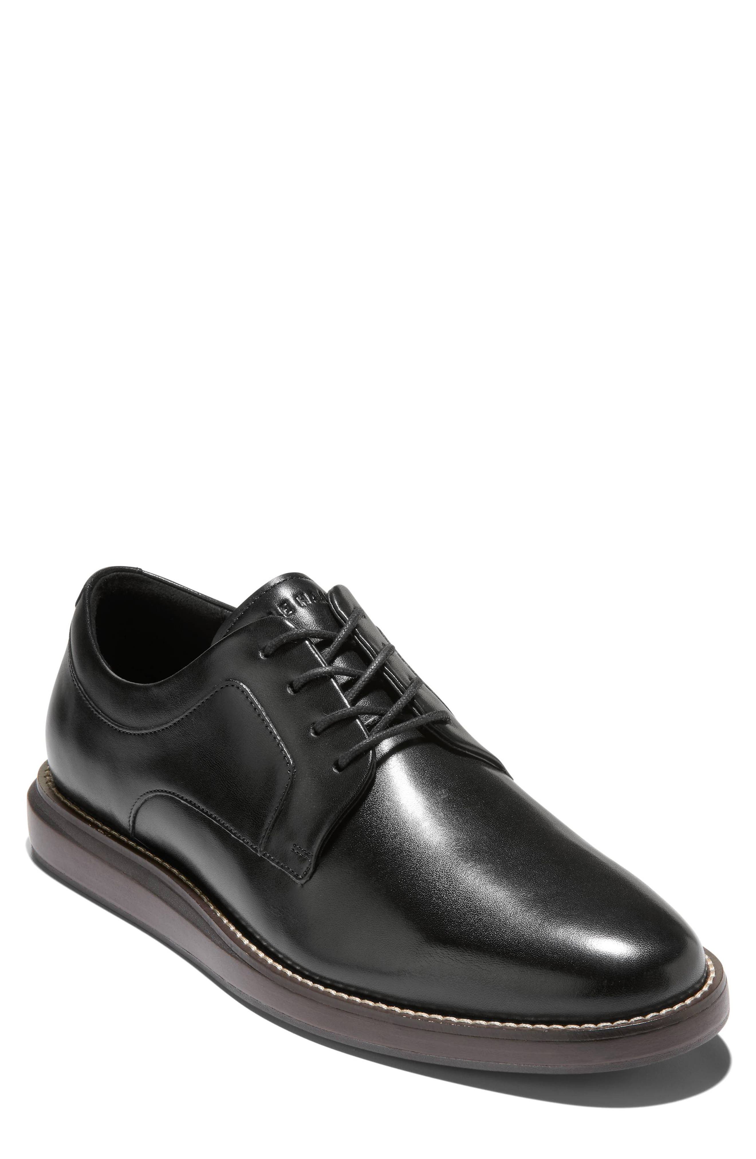 Cole Haan Grand Neoclassic Plain Toe Derby, Main, color, Black / Dk Natural