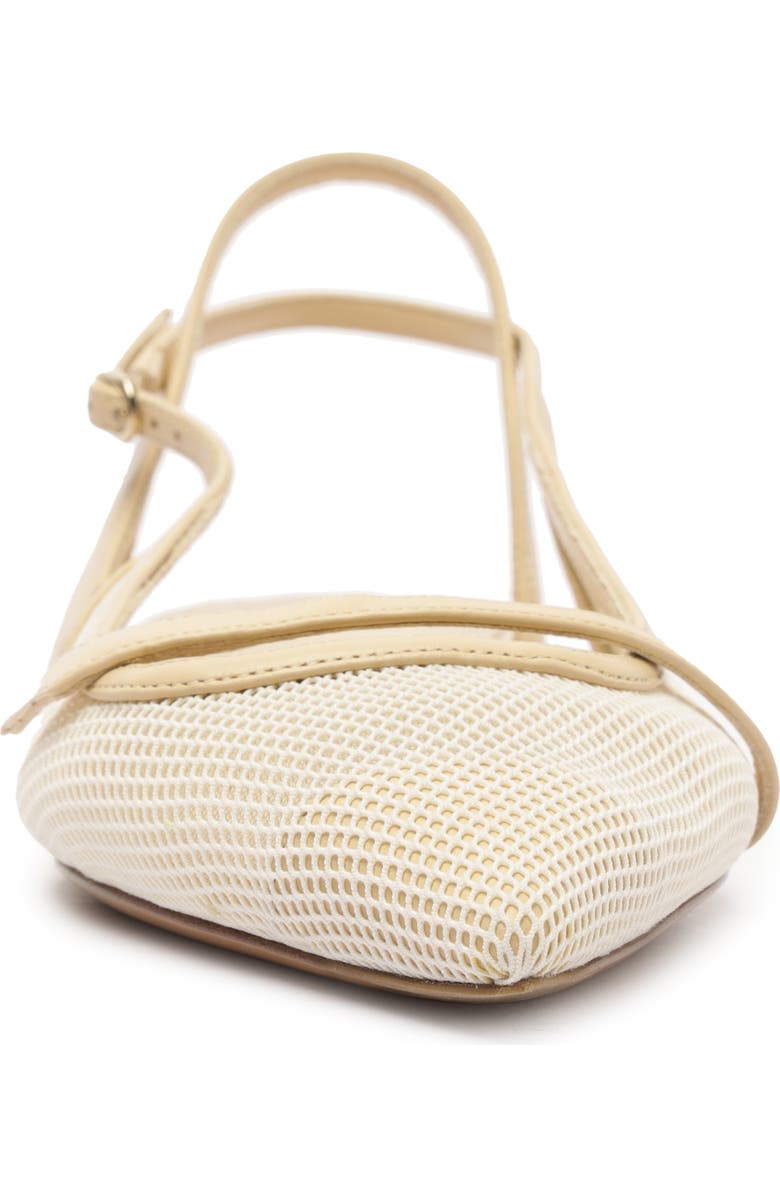 Alexandre Birman Tita Pointed Toe Slingback, Alternate, color, Creamy