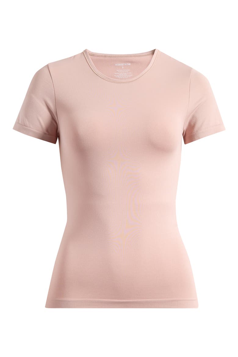 Seamless Layering Tee, Alternate, color, PINK FAWN