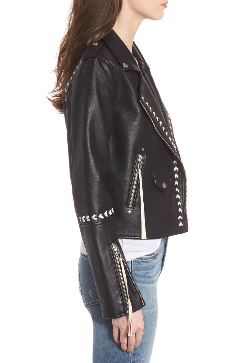 Whipstitched Faux Leather Moto Jacket, Alternate, color, SECOND CHANCES