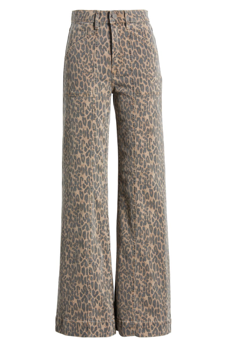 HIDDEN JEANS High Waist Flare Leg Jeans, Alternate, color,