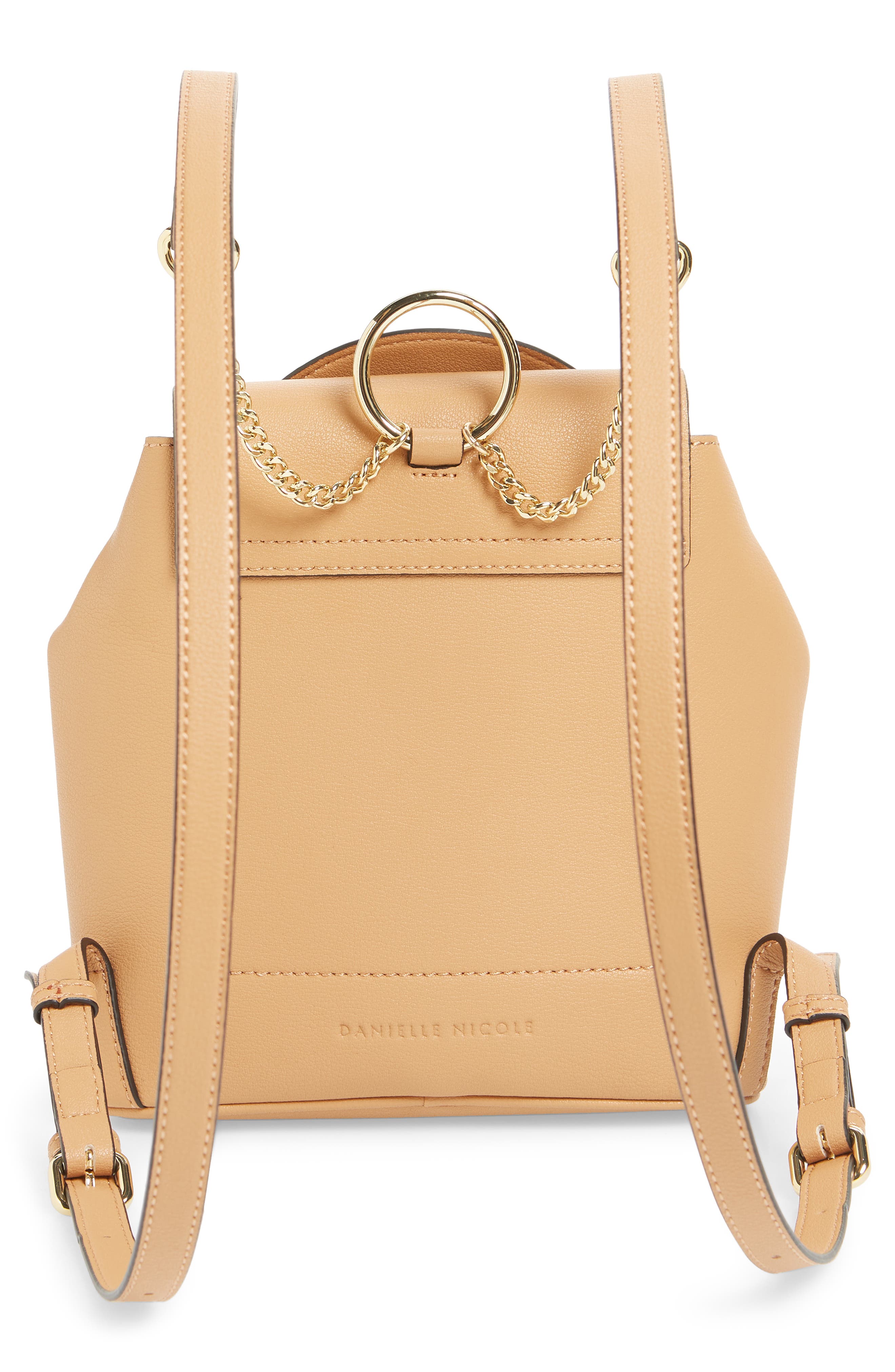 Danielle Nicole Theo Mini Faux Leather Backpack, Alternate, color, 