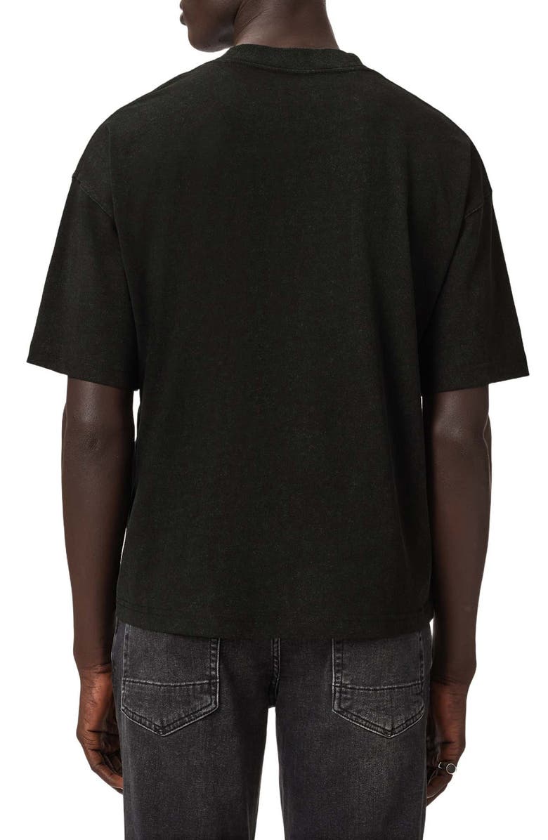 AllSaints Dash Graphic T-Shirt, Alternate, color, Washed Black