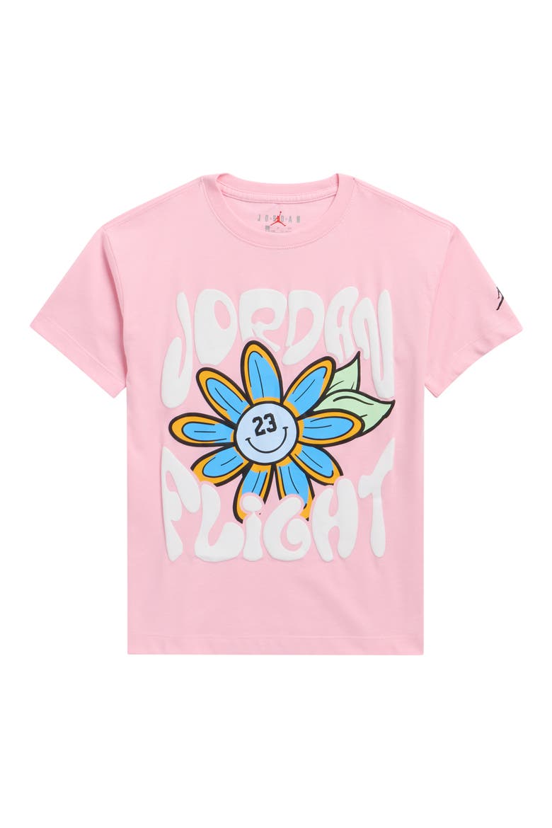 Kids' Flower Flight Graphic T-Shirt, Main, color, MEDIUM SOFT PINK