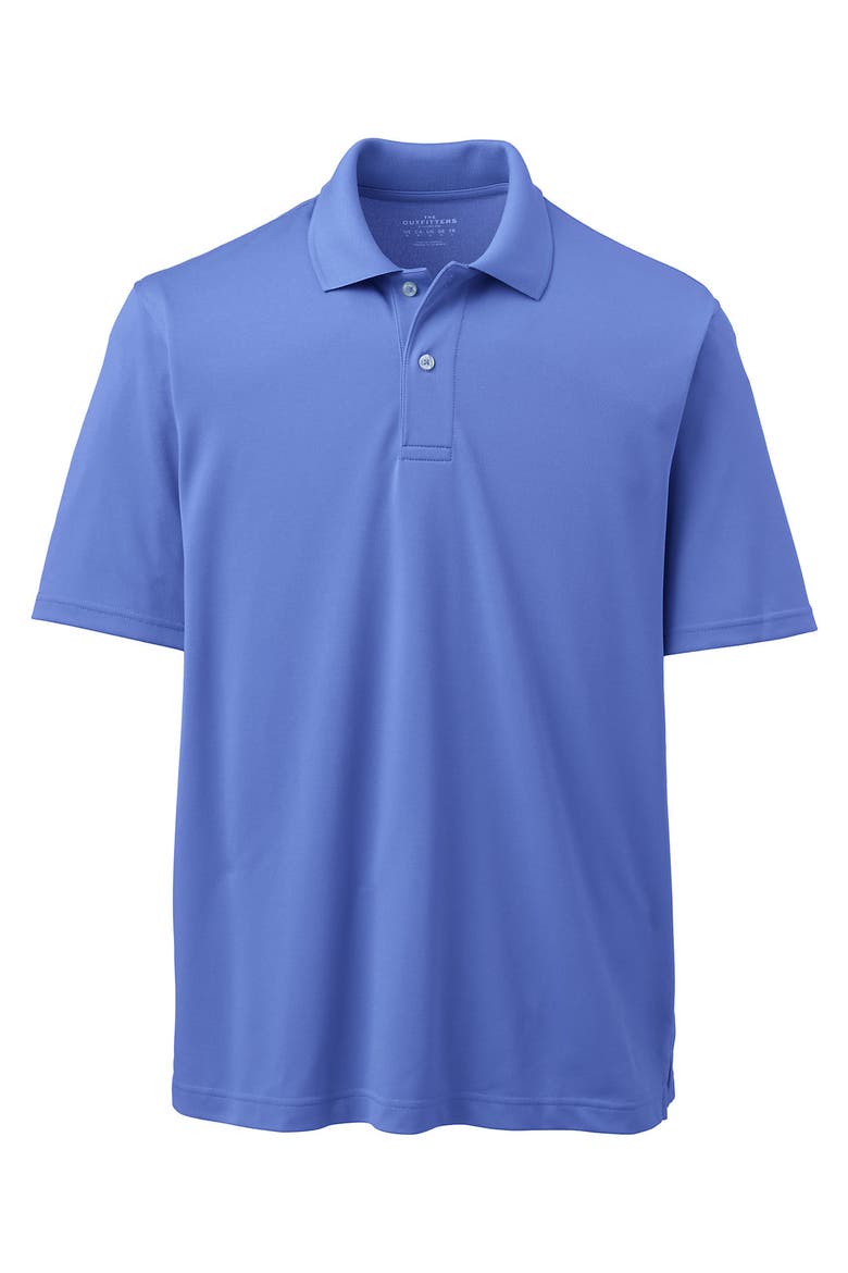Short Sleeve Polyester Polo, Alternate, color, True Blue