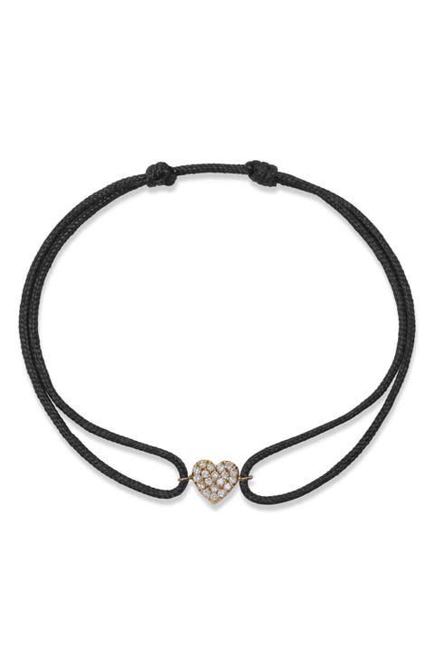 Love Letter Pavé Heart Bracelet