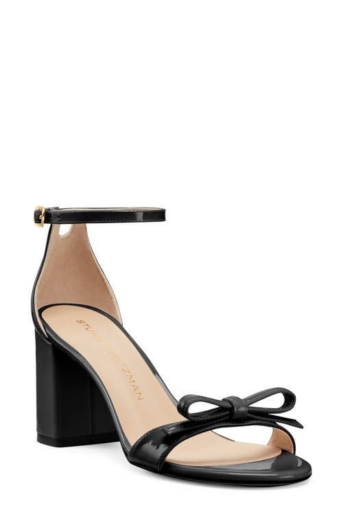 Stuart Weitzman Nudist Felicity Block 75 In Black