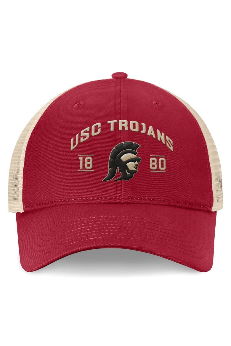 Men's Top of the World Cardinal USC Trojans Heritage Waylon Trucker Adjustable Hat, Alternate, color, Cardinal