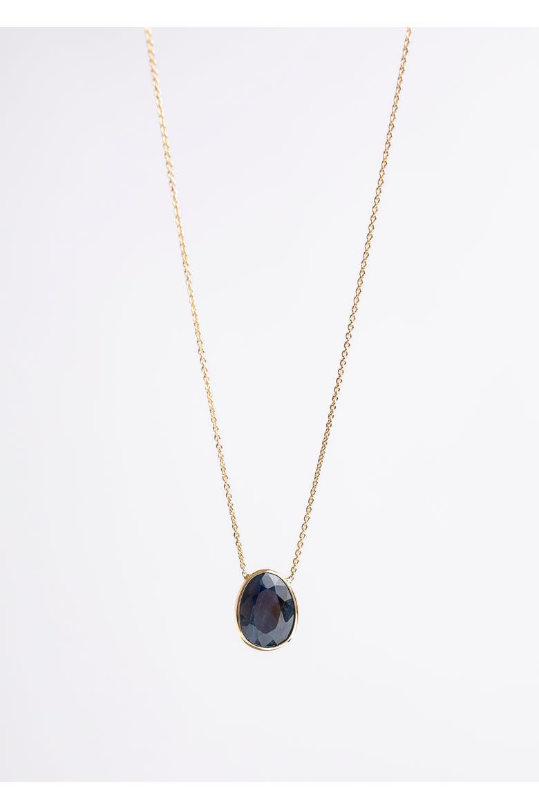 Eclipse Necklace, Main, color, Blue
