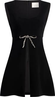 Cinq à Sept Jo Rhinestone Bow Dress