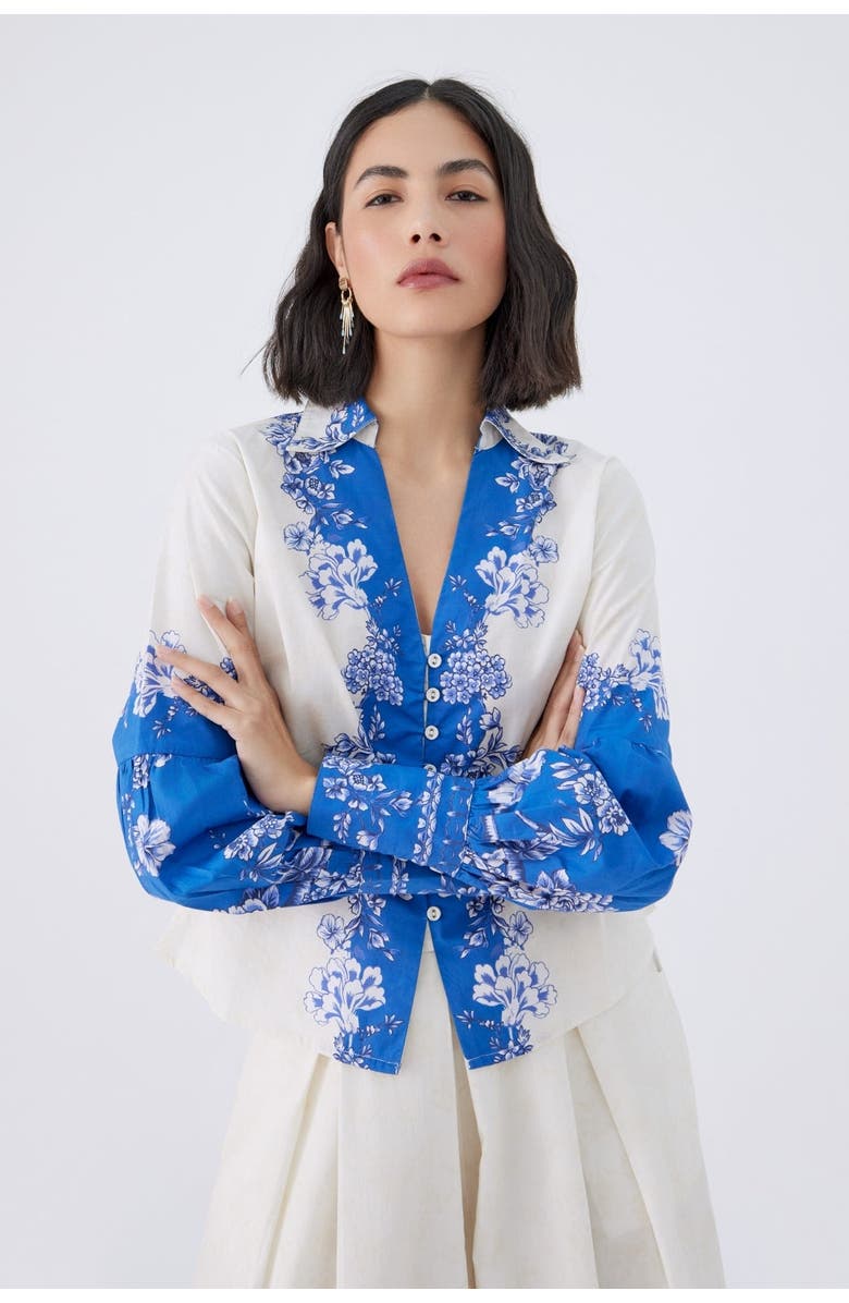 RAISHMA Serena Trousers, Alternate, color, Blue