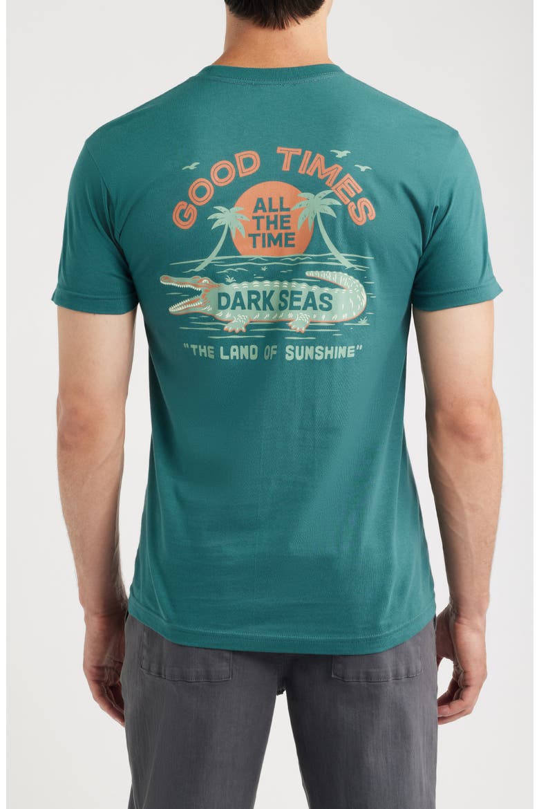 Land of Sunsine Cotton Graphic T-Shirt, Alternate, color, PINE