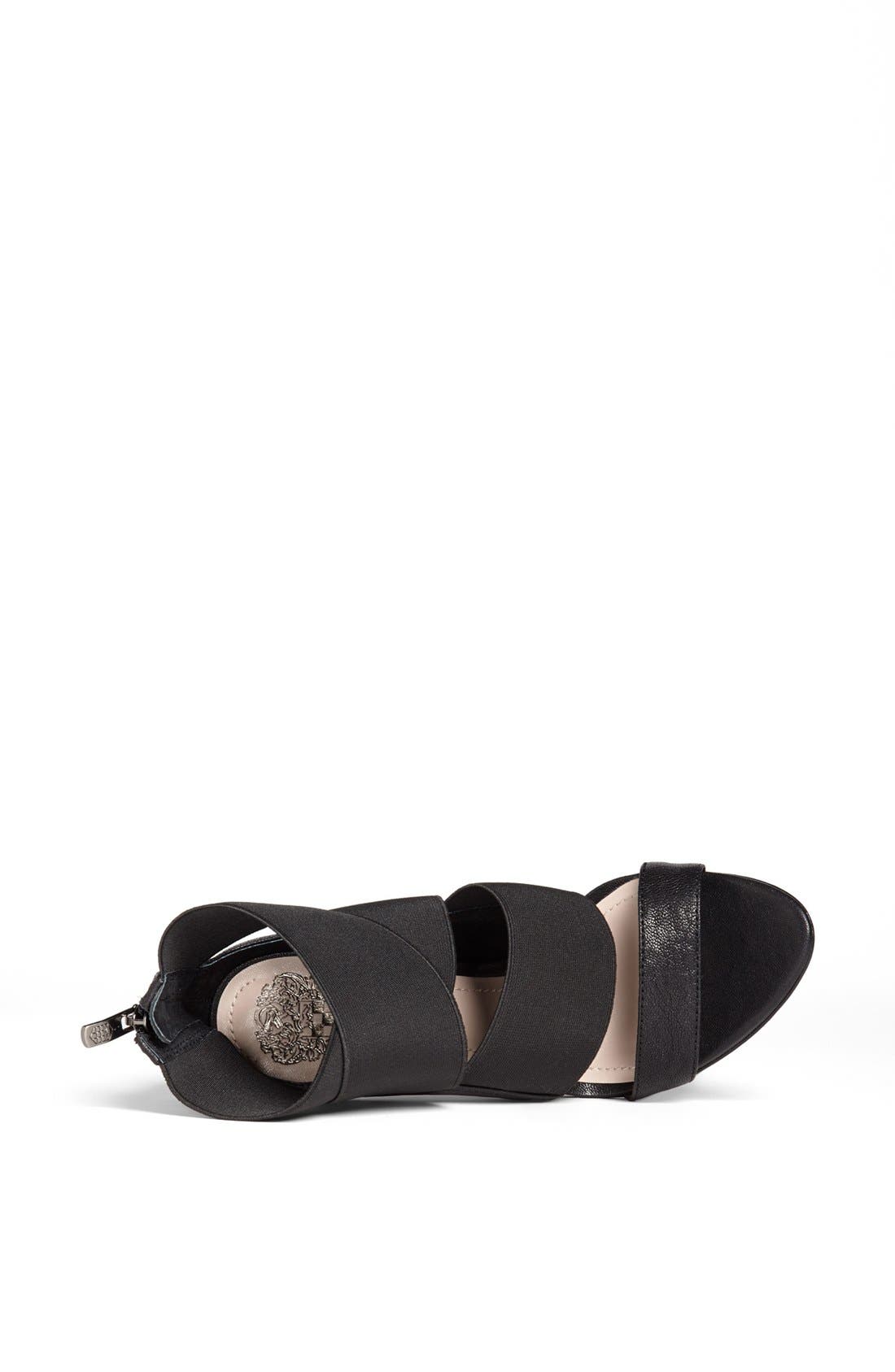 'Ondetti' Sandal, Alternate, color, BLACK