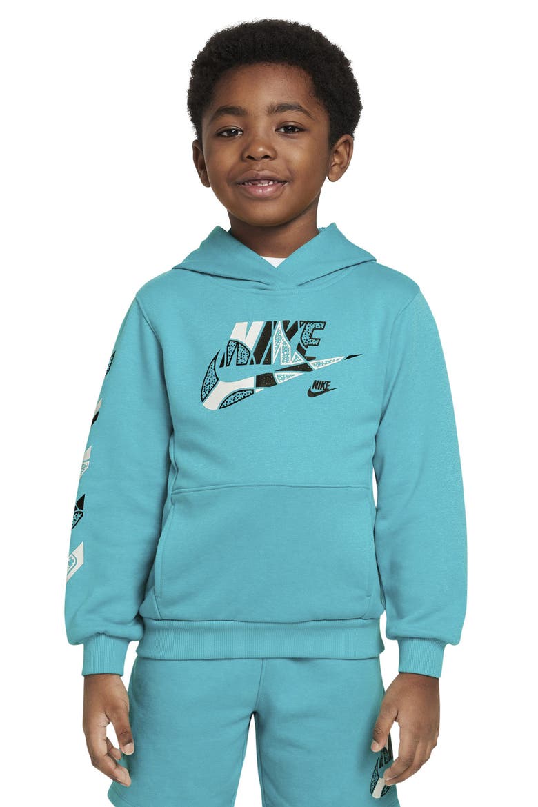 Kids' Outside the Lines Graphic Hoodie, Alternate, color, DUSTY CACTUS