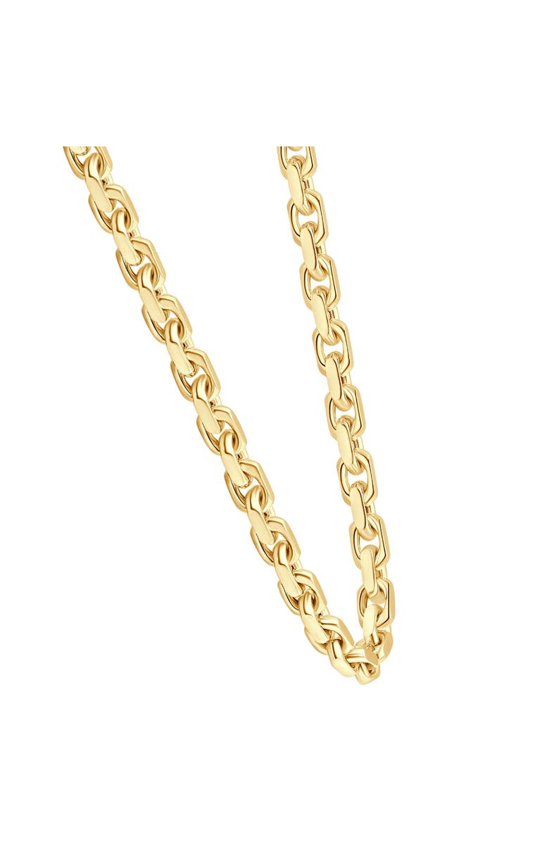 Bliss Diamond 14k Gold Women's 24" Chain Necklace 42 Grams 8.5mm Thick, Alternate, color, 14K Yellow Gold