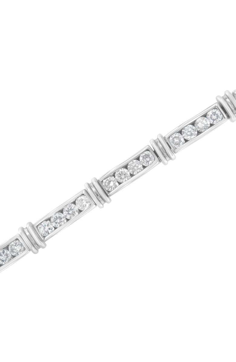 Haus of Brilliance 14k White Gold 6 3/4ct. TDW Diamond Tennis Bracelet, Alternate, color, White