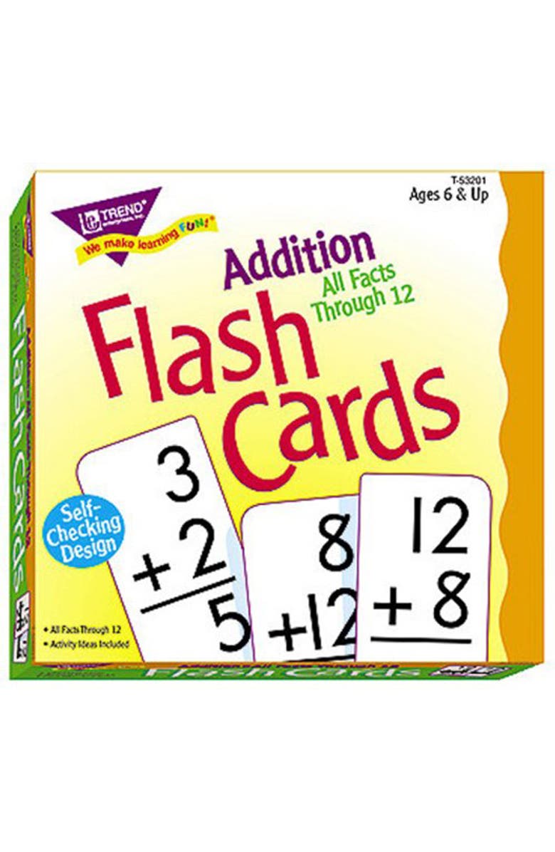 TREND enterprises, Inc. Addition All Facts Skill Drill Flash Cards 169 Practice Card Set, Main, color, 
