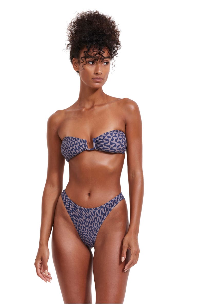 Flirtt Gottex Midnight Magic Bandeau Wire Swim Top, Main, color, Multi