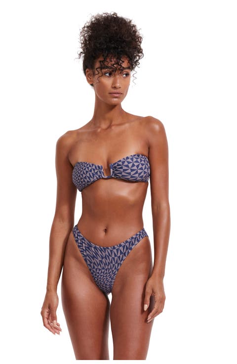 Midnight Magic Bandeau Wire Swim Top