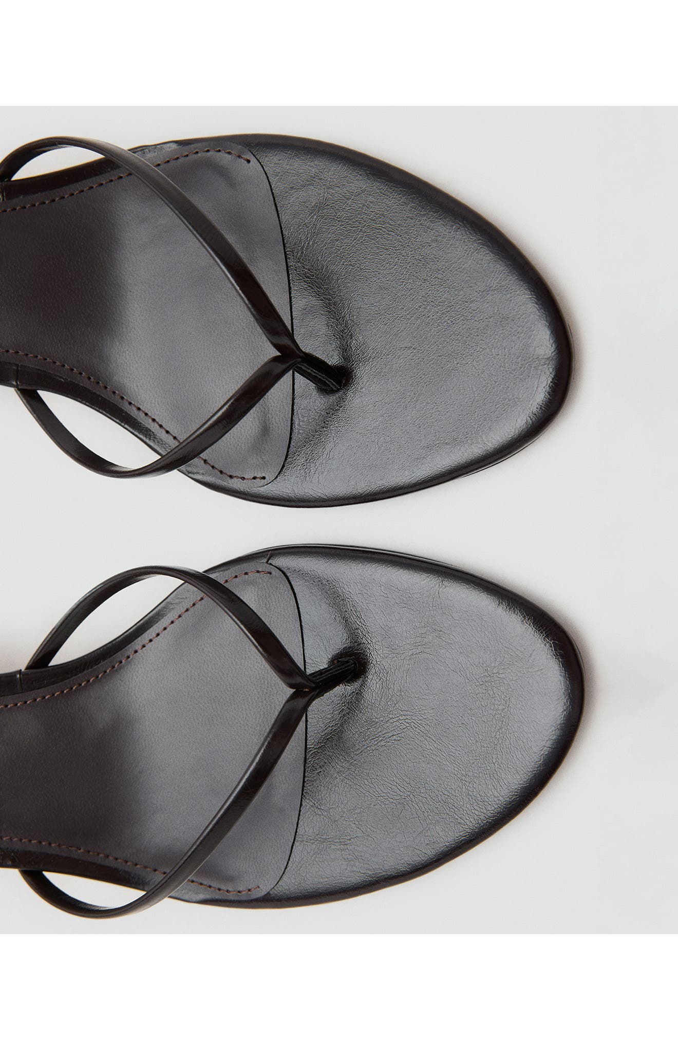 MANGO Ankle Strap Sandal, Alternate, color, Black Leather