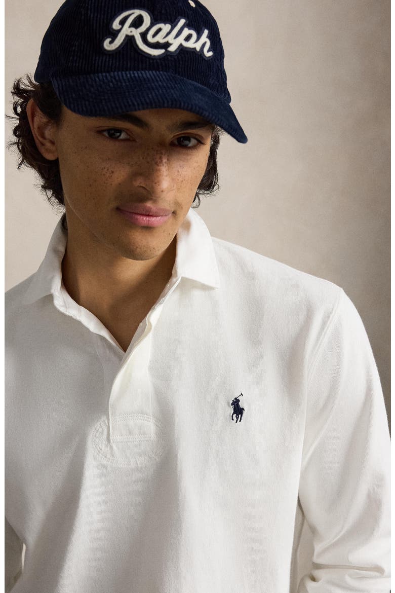 The Iconic Rugby Shirt, Alternate, color, CREAM