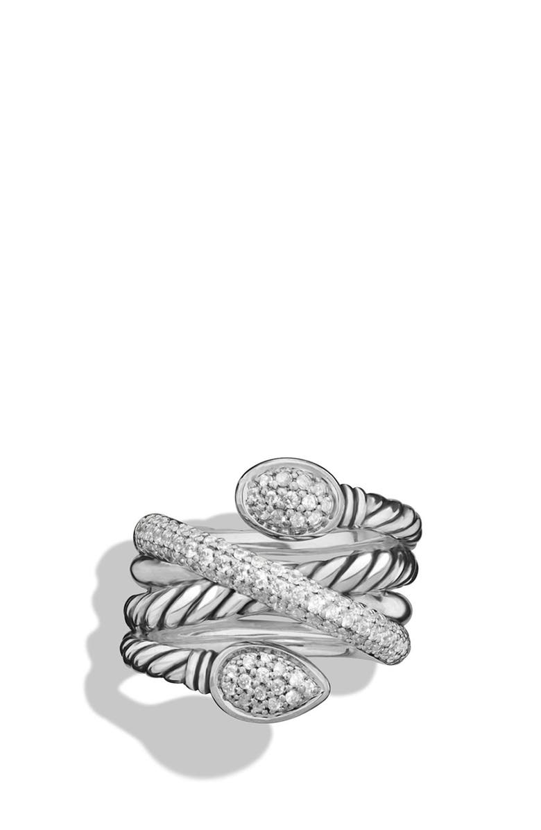 David Yurman 'Renaissance' Ring with Diamonds, Main, color,
