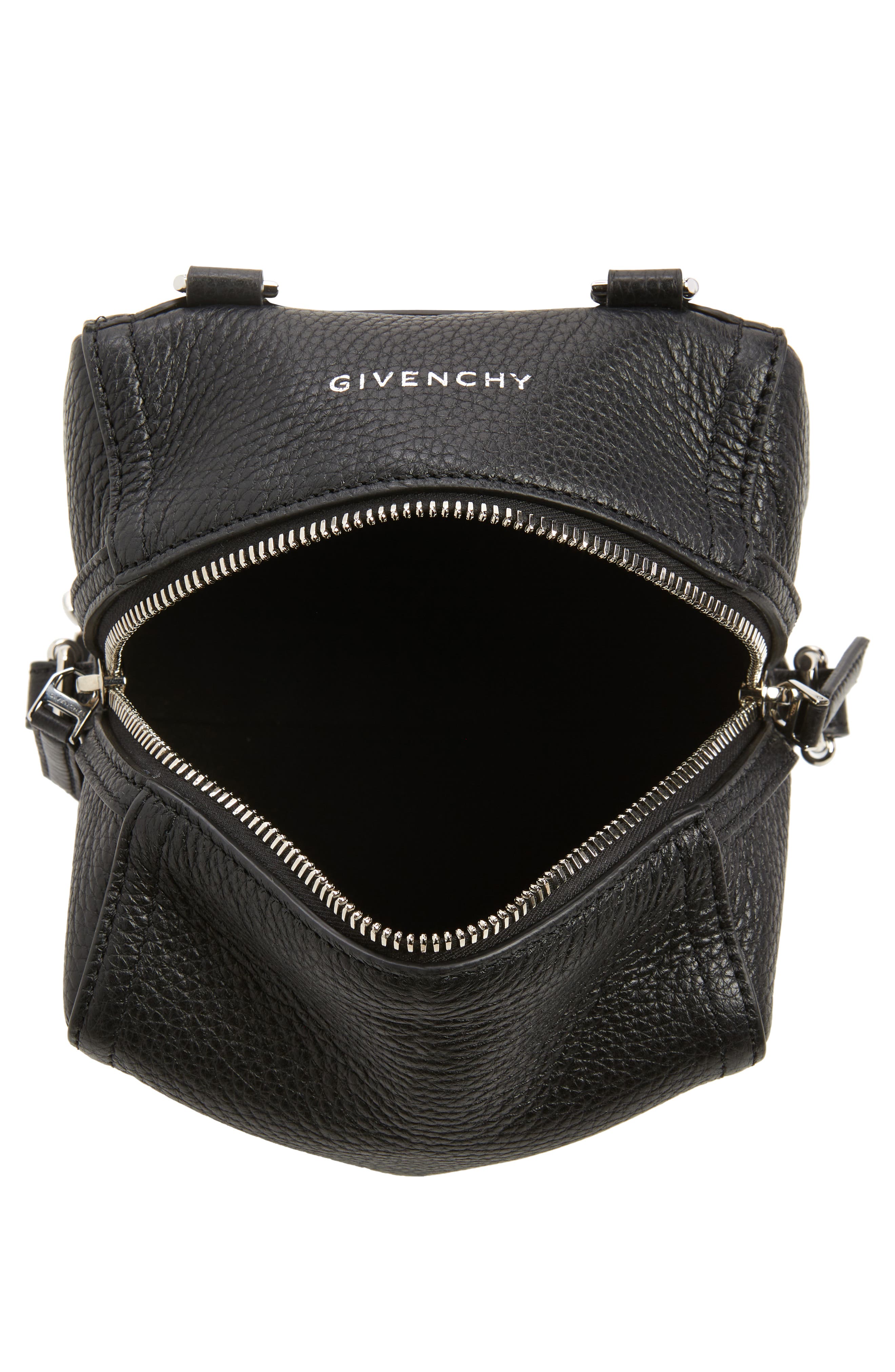 Givenchy Mini Pandora Leather Crossbody Bag, Alternate, color, 