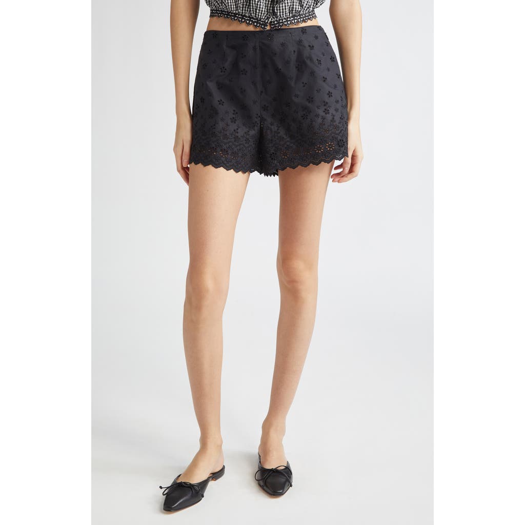 DOEN DÔEN ARBRE ORGANIC COTTON EYELET SHORTS