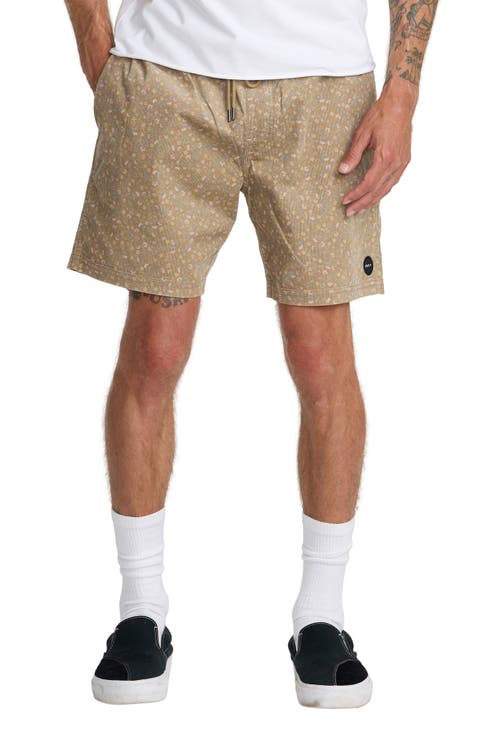 Escape Elastic Cord II Floral Corduroy Shorts