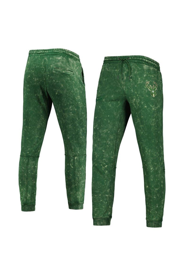 Unisex The Wild Collective Hunter Green Milwaukee Bucks Acid Tonal Jogger Pants, Main, color, Hunter Green