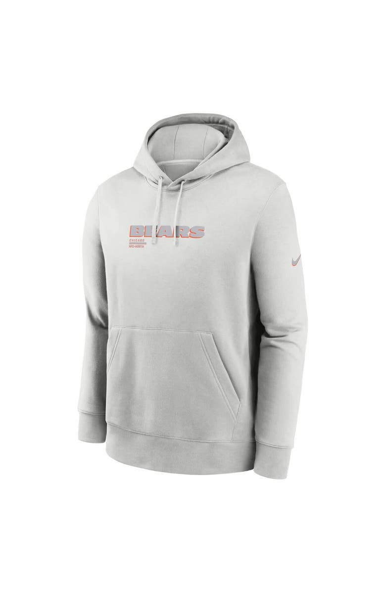 Nike Men's Nike Gray Chicago Bears Edge Pack French Terry Club Pullover Hoodie, Alternate, color, Gray