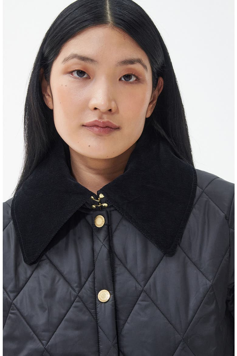 Modern Liddesdale Quilted Jacket, Alternate, color, BLACK