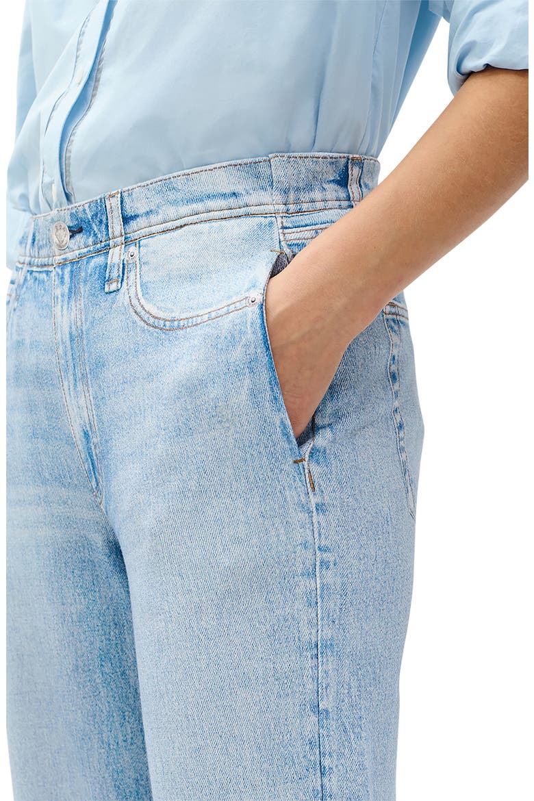 rb Miramar Wide Leg Cotton Terry Sweatpant Jeans, Alternate, color, ARIA