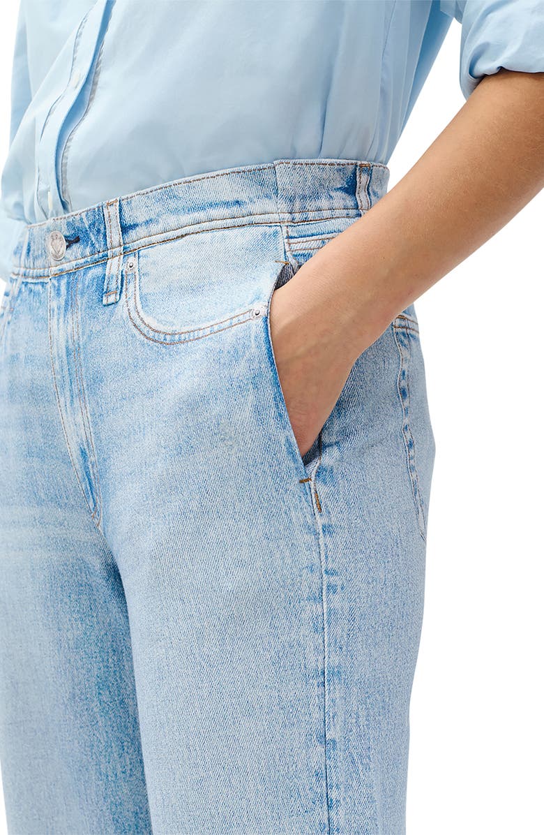 rag & bone/JEAN Miramar Wide Leg Cotton Terry Sweatpant Jeans, Alternate, color, Aria