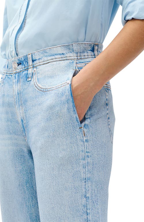 Rag & Bone /jean Miramar Wide Leg Cotton Terry Sweatpant Jeans In Blue