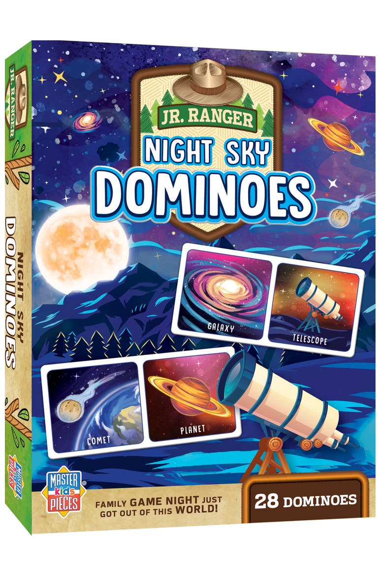 Jr. Ranger - Night Sky Picture Dominoes, Main, color, Multicolor
