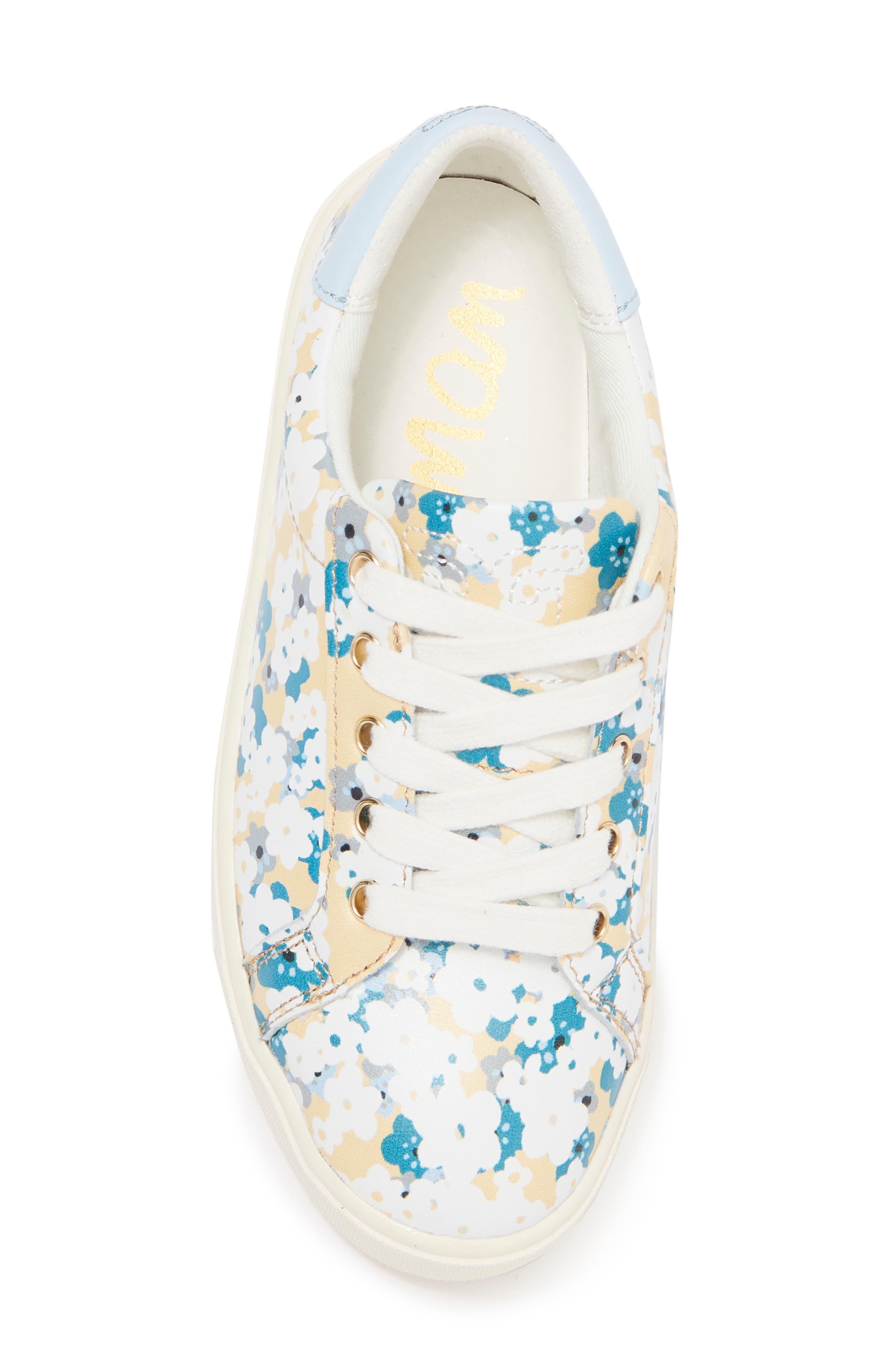 Sam Edelman Ethyl Floral Leather Sneaker, Alternate, color, 