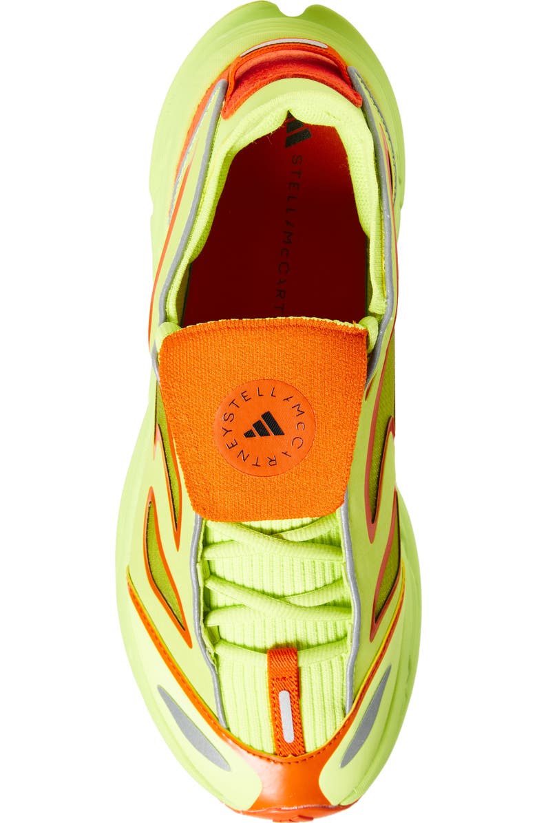 adidas by Stella McCartney Adistar Running Shoe, Alternate, color, Orange/ Preloved Lime/ Black
