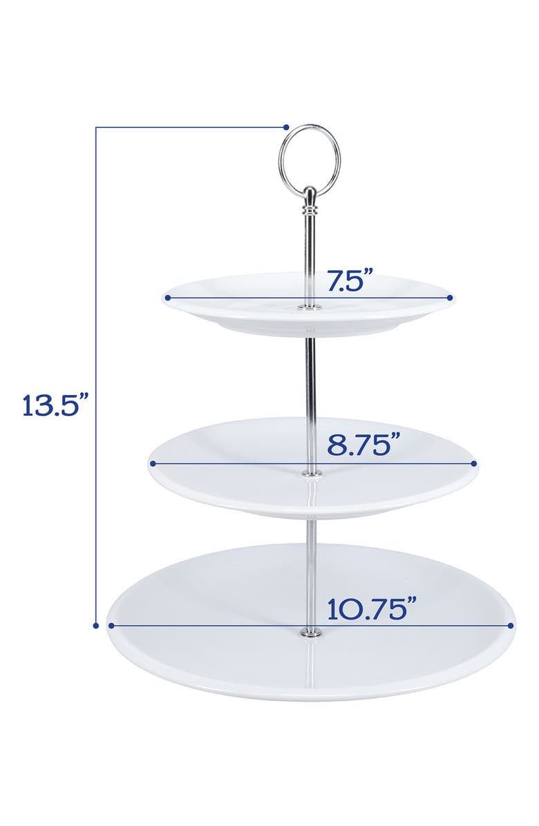 BIA Cordon Bleu 3-Tier Stand, Alternate, color, White